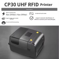 CHAINWAY CP30 Imprimante d'étiquettes industrielle 300dbi transfert thermique USB code-barres et carte RFID UHF avec système d'exploitation Palm