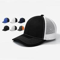 Casquette Trucker à 6 Panneaux en Coton Respirant à Séchage Rapide Richardson 112 avec Dos en Maille, Logo Personnalisé, Ajustable, Unisexe, Hommes Femmes, Vente en Gros
