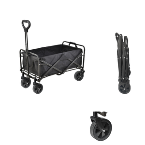 Chariot de courses pliable à roulettes pour supermarché et commerce de détail, chariot à main multiplateforme - Product Image 2