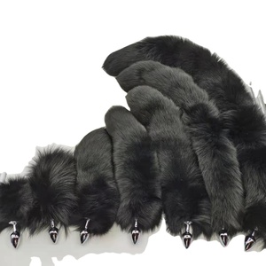 ChinawangwufurLivraison pas cher queue de renard coloré queue de renard bouchons anaux pour jouets sexuels pour adultes - Product Image 1