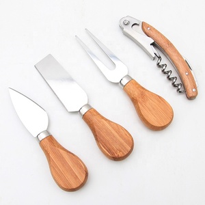 Tablero de corte de <span class=keywords><strong>cristal</strong></span> con herramientas de queso y vino conjunto caliente vender queso junta de Bambú - Product Image 3