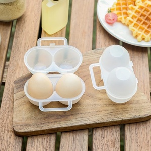 Two Pcs Portable Egg <b>Storage</b> Eggs Holder <b>Box</b> Container Hiking Outdoor <b>Camping</b> Picnic Travel Carrier Egg Case - Product Image 6