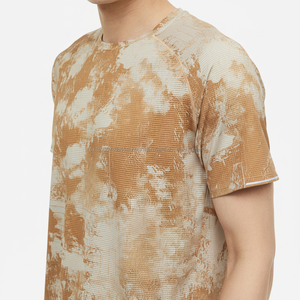 Logo personnalisé 300GSM Streetwear Box Cut Tee T Shirt T-shirt court lourd T-shirt graphique en coton surdimensionné Boxy Fit pour hommes - Product Image 1