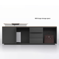 Ensemble de mobilier de bureau moderne et luxueux haut de gamme, table de bureau pour PDG exécutif et patron à vendre
