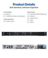 Servidor Empresarial Dell PowerEdge R260, Procesador Intel Xeon Serie E-2414, Serie E-2400, Servidor en Rack 1U