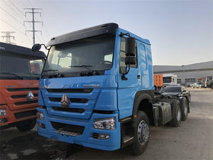 Camion tracteur d'occasion Sinotruk Euro2 Diesel 6X4 à direction à gauche HOWO 10 roues avec capacité de charge de 21-30T, 371 ch, caméra arrière 360° - Product Image 1