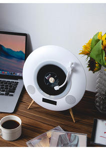 Lecteur <span class=keywords><strong>CD</strong></span> portable Redwingy en forme de soucoupe volante, qualité sonore <span class=keywords><strong>HiFi</strong></span>, <span class=keywords><strong>Bluetooth</strong></span> bidirectionnel 5.3, 4000 mAh rechargeable, album musical nostalgique - Product Image 4