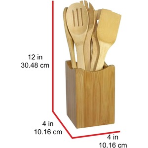 ชุดอุปกรณ์ครัวไม้ไผ่ 7 ชิ้น ช้อน ตะหลิว ไม่ติดกระทะ อุปกรณ์ทำอาหาร - Product Image 2