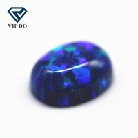 3*5mm-8*10mm 92 opale synthétique multicolore ovale à dos plat cabochon coupé OP #14 opale de feu pierres précieuses en vrac cabochon ovale opale gemmes