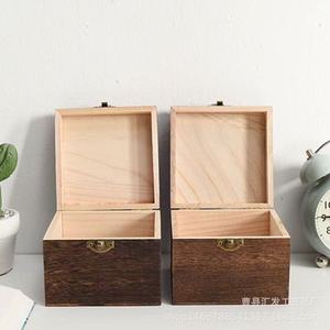 Huifa Wooden Jewelry Box 8cm Height 1-3L Capacity Desktop Storage Organizer For Home Use - Product Image 2
