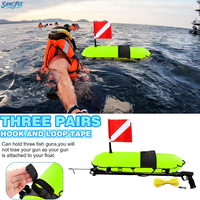 Bouée de pêche sous-marine en nylon 40L d'approvisionnement d'usine, SMB gonflable de logo personnalisé pour la vente en gros d'équipement de plongée