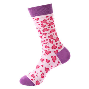 Calcetines Tejidos Casuales con Diseño de Corazón para el Día de San Valentín, Calcetines Divertidos Personalizados para Parejas, Calcetines para Novia y Novio - Product Image 5