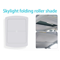 Pare-soleil manuel rétractable et pliable pour Tesla Model Y/3, isolant thermique et protecteur contre le soleil, accessoire intérieur pour véhicule électrique