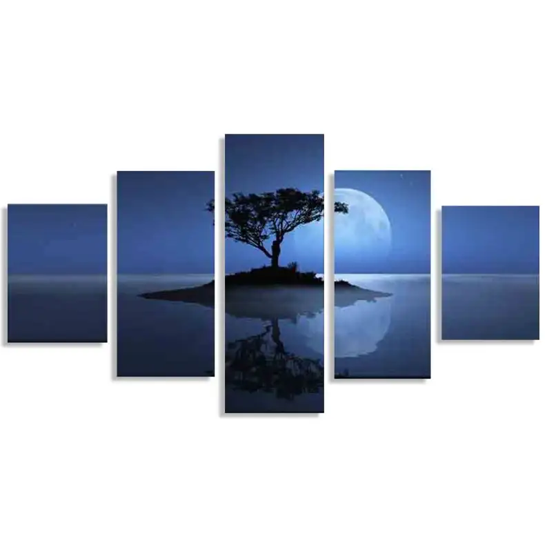 Artist Home Decoration HD Print Poster Frame 5 Pieces Modern Canvas Painting Living Room Wall Picture