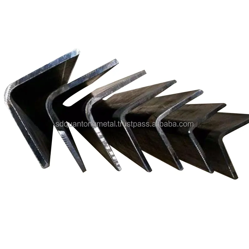 Q235 q195 ASTM A36 ángulo de acero al carbono ángulo desigual barras de acero barras de hierro de ángulo perforado