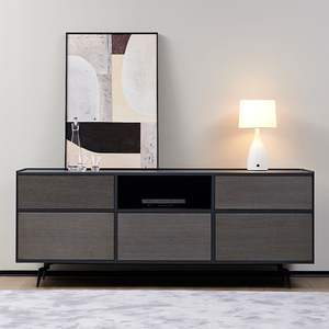 Manufacture Wooden Tv Cabinet modern luxury living room furniture Custom Simple Wood Tv Cabinet