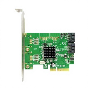 การ์ดอาร์เรย์ MC2695 PCIEx4 SATA3.0 สำหรับคอมพิวเตอร์อุตสาหกรรม เมนบอร์ดอินเทล พร้อมส่งจากไต้หวัน ทดสอบแล้ว 100% - Product Image 1
