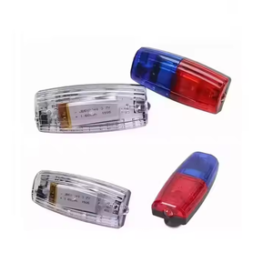Có thể sạc lại LED Vai ánh sáng màu đỏ và màu xanh nhấp nháy cảnh báo ánh sáng đêm tuần tra Vai ánh sáng - Product Image 4