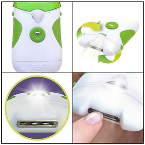 Epsilon <strong>Nail</strong> Polisher Polisher Automatic Clipper Trimmer Cutter <strong>Toe</strong> Clipper <strong>Nail</strong> With Light <strong>Electric</strong> Trimming <strong>File</strong> Manicure Tool - Product Image 4