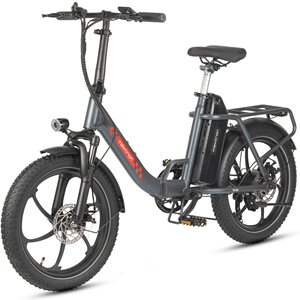 EU warehouse 20 * 3-inch tires 48V20AH lithium battery 70KM long range <b>electric</b> folding city sports bike - Product Image 1