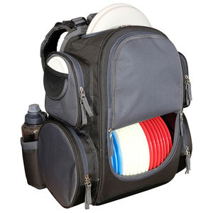 Sac à dos de golf à disques de grande capacité personnalisé, 20+ disques, durable, sport, extérieur, sac à disques de golf avec grande bouteille d'eau - Product Image 3
