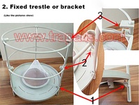 Cage de piège à mouches en filet imperméable pour insectes de grande ferme avec outil de couverture