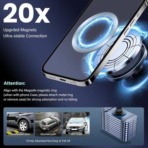 <span class=keywords><strong>Support</strong></span> de téléphone magnétique et à clipser <span class=keywords><strong>pour</strong></span> voiture, rotation à 360°, compatible BMW, Toyota, Honda, <span class=keywords><strong>Mercedes</strong></span>, Tesla, universel - Product Image 5