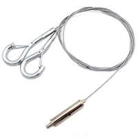 Kit de suspension réglable pour éclairage industriel, pince à câble, accessoire de fixation pour éclairage à câble métallique