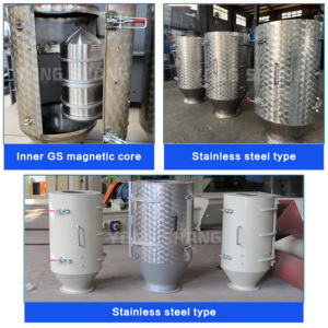 Cylindre permanent à aimant tubulaire de la série TCXT pour la <span class=keywords><strong>machine</strong></span> à granulés d'alimentation animale élimine le fer à l'état neuf - Product Image 3