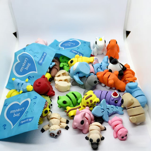 Figuras de Animales, Juego de Figuras de Animales Impresas en 3D, Articuladas, Recuerdos para Fiestas - Product Image 3