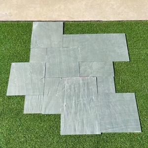 Esterno pietra naturale <span class=keywords><strong>ardesia</strong></span> verde pavimentazione/rivestimento murale - Product Image 2