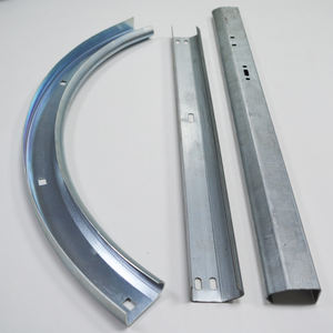 Grosir Pintu Garasi Stainless Steel Geser Murah Sistem Track Stack Vertikal Gerbang Geser Melengkung untuk Pintu Garasi - Product Image 2