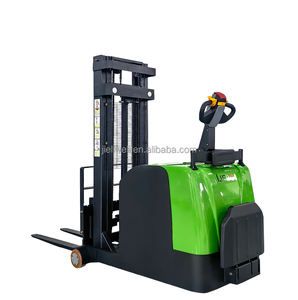 Apilador de palés eléctrico, carretilla elevadora hidráulica eléctrica, de 1 tonelada de contrapeso apilador, Envío Gratis - Product Image 3