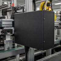 Boîtier de protection pour machines en acier inoxydable antirouille - Revêtement en poudre résistant aux intempéries - Couvercle d'encastrement personnalisé avec ventilation