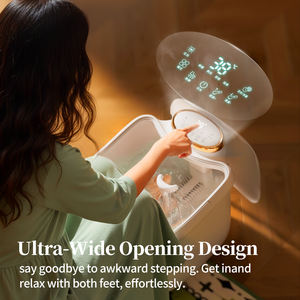 Spa Kaki Elektrik Shiatsu dengan Rol Terapi Air Hangat Kapasitas 11L AC110-240V Mendukung Label Pribadi untuk Pengecer Kesehatan di Rumah - Product Image 5