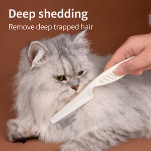 Peigne <span class=keywords><strong>anti</strong></span>-puces pour chiens et chats, peigne métallique à dents fines pour animaux de compagnie, outil de toilettage pour éliminer les puces et les œufs de puces - Product Image 2