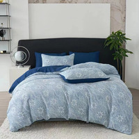Parures de lit d'hôtel personnalisées jetables en coton jacquard lavable – Drap plat, drap-housse et taie d'oreiller de différentes couleurs