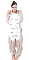 Vente chaude été adulte femmes Kigurumi pyjamas hiver Onesie dessin animé Costumes canard requin chat renard singe vêtements de nuit tissés