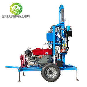 Offre Spéciale : Foreuse hydraulique rotative pour puits profonds, petite machine de forage montée sur roues pour puits d'eau, avec boîte de vitesses et engrenages. - Product Image 5