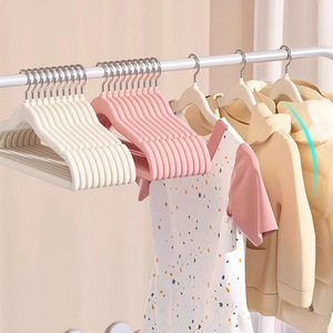 Perchas para Ropa de Niños, Antideslizantes, Sin Marcas, de 0 a 18 Años, Tipo Gancho Universal, Rectangulares, de Terciopelo - Product Image 3