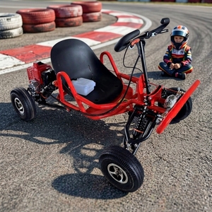Go Kart Hidráulico con Motor BLDC de 750W y Eje de Transmisión para Adultos, 48V 20Ah, 70km/h, Uso en Exteriores, Rueda de 80cm, Carga de 200kg - Product Image 1