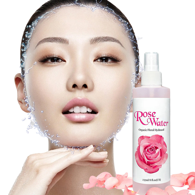 Private Label Wholesale Daily Hydrating Rosewater Pore Refines Minimize Anti-Aging Women's Face Spray Facial Toner