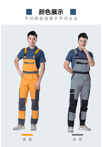 OEM Service Workwear White <strong>Overall</strong> T/C Twill Working Pants <strong>Painters</strong> Bib <strong>Overalls</strong> - Product Image 3