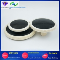 Diffuseur d'air à membrane microporeuse enfichable pour traitement des eaux usées, aérateur à plaque plate en EPDM/silicone personnalisé par le fabricant