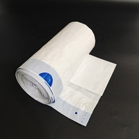 Lot de 10 sacs jetables pour toilettes portables avec coussinets absorbants et cordon de serrage, adaptés aux chaises de toilettes portables, aux seaux et aux bacs à eau, pour la maison et le camping