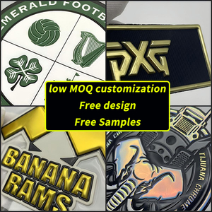 Kustom klub sepak bola olahraga silikon tim sepak bola lencana Tpu plastik tambalan Logo timbul 3d cetak panas tekan Tpu Patch - Product Image 4