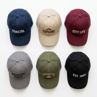 Casquette de baseball structurée à 6 panneaux CAPVANE OEM, logo brodé 3D personnalisé, en sergé de coton, casquettes de sport unisexe, vente en gros