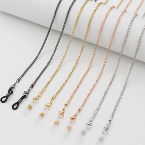 2026 Top vente haut de gamme anti-dérapant sangle lunettes chaînes élégant métal lunettes <span class=keywords><strong>cordon</strong></span> pour femmes femmes lunettes chaîne collier - Product Image 1