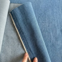 Tela de Mezclilla Elástica de Color Índigo, Certificada por BCI, 98.5% Algodón, 1.5% Elastano, 11.7 oz, de Peso Pesado, Suave, para Jeans y Chaquetas de Primera Calidad