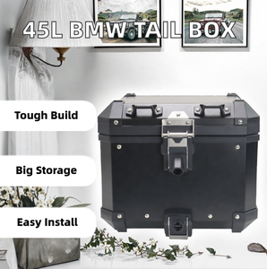 Boîte de coffre arrière en aluminium 45L pour moto R1200GS, accessoires de bagages, porte-bagages, rangement pour motos - Product Image 2